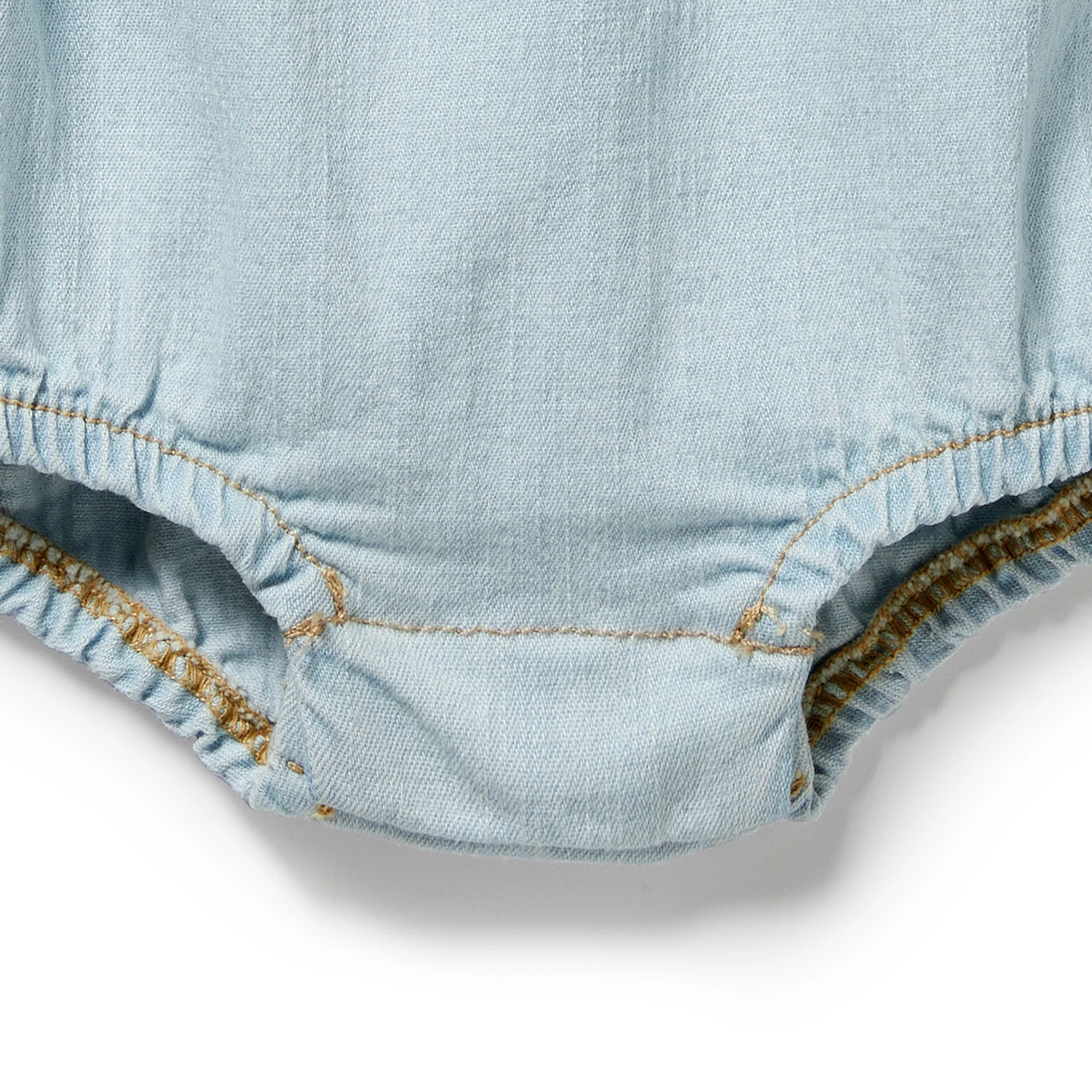 Organic Bodysuit - Denim - Image 4
