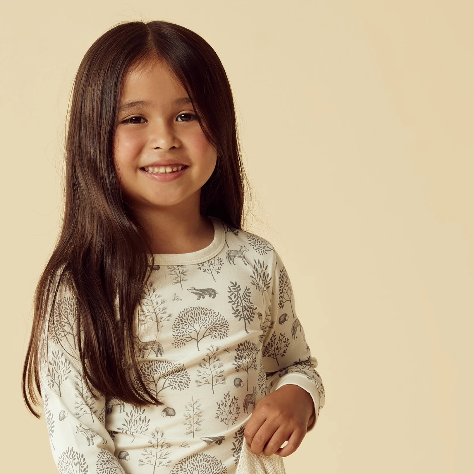 Organic Long Sleeved Pyjamas - Woodland - Image 3