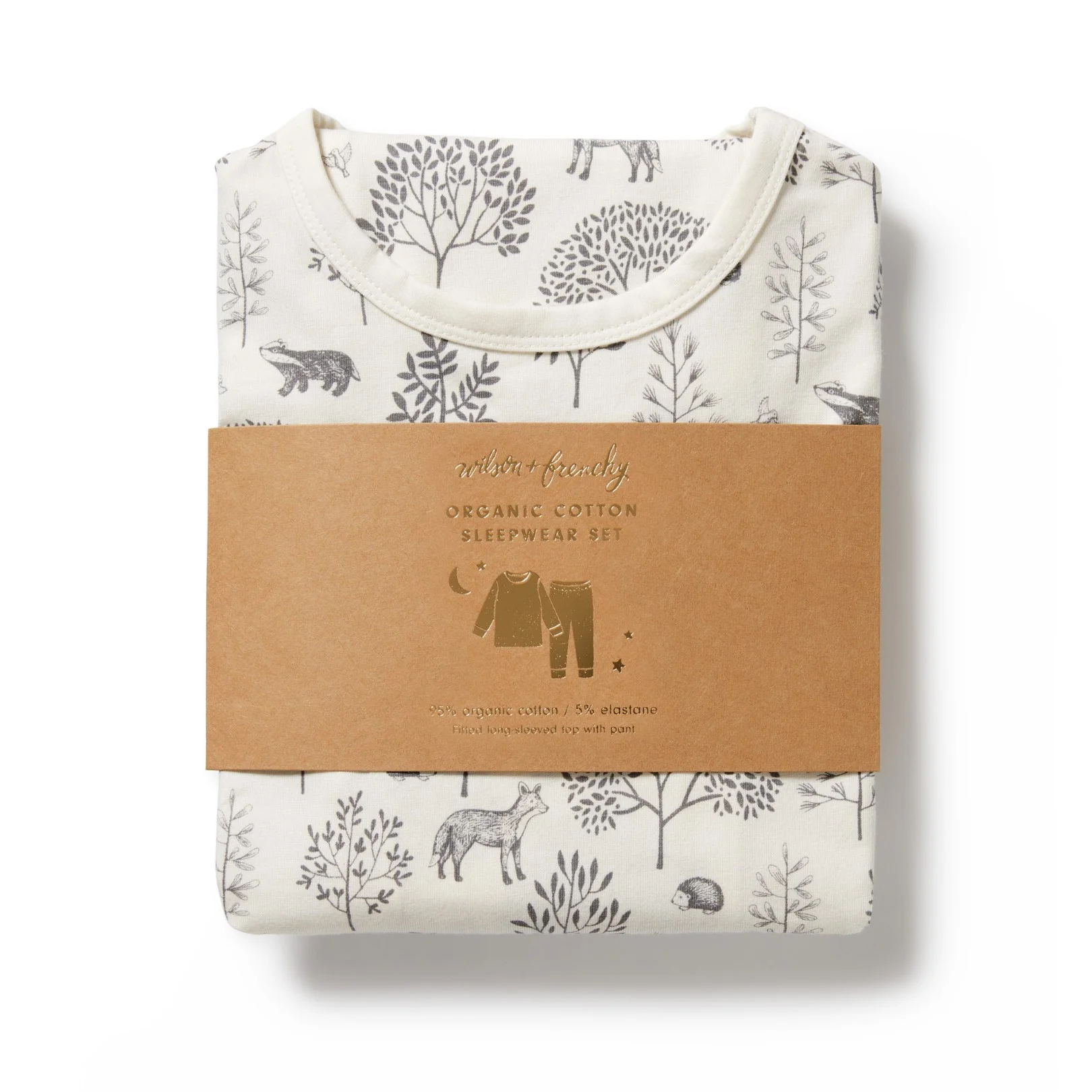 Organic Long Sleeved Pyjamas - Woodland - Image 5