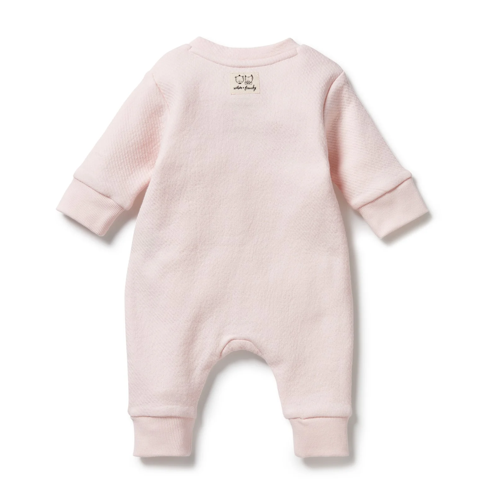 Organic Quilted Growsuit - Pink - Image 4