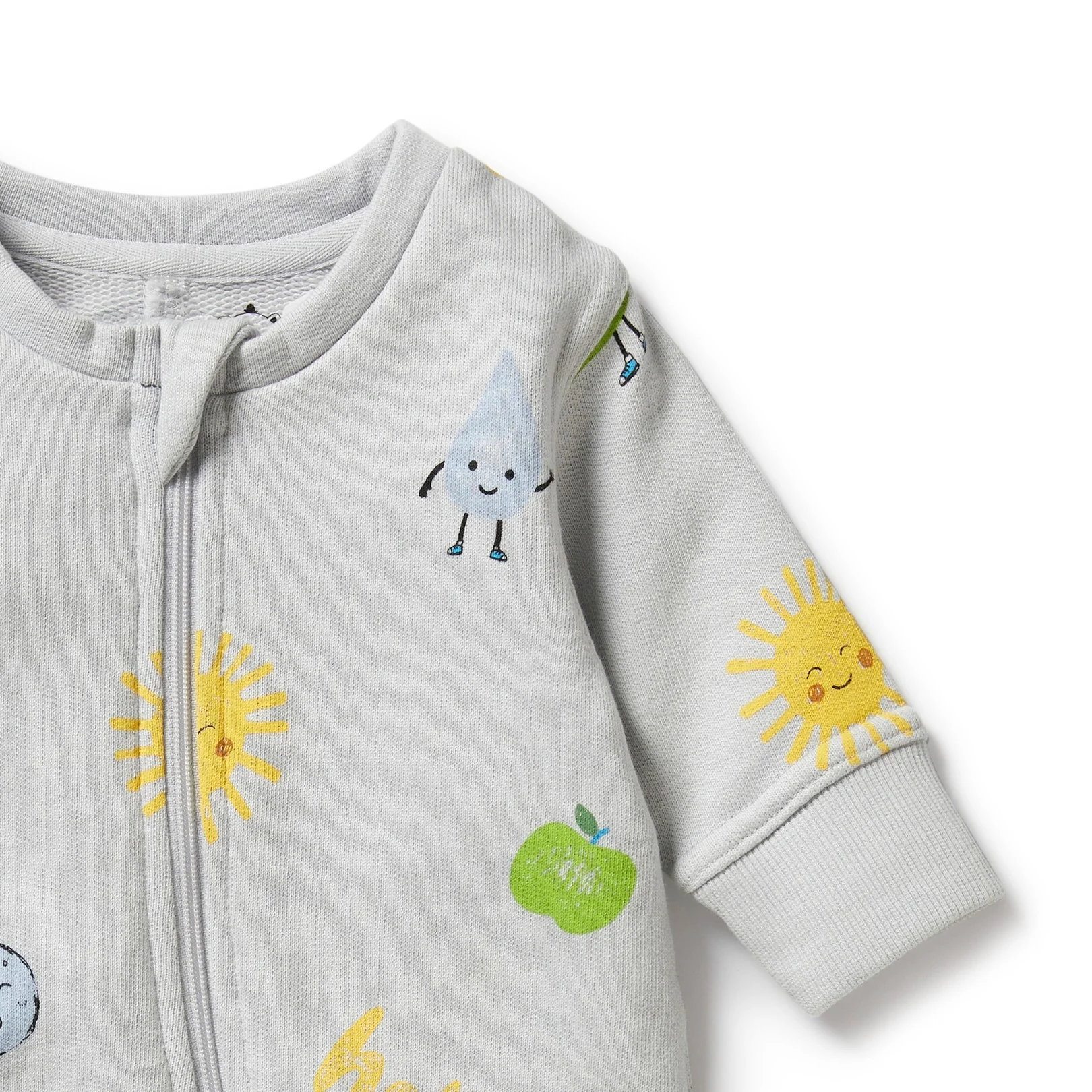 Organic Terry Growsuit - Hello - Image 4