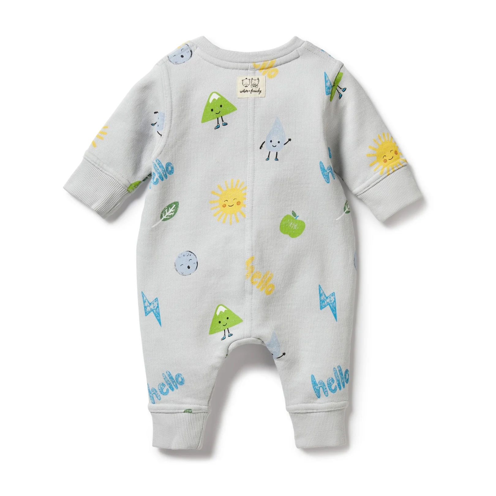 Organic Terry Growsuit - Hello - Image 6