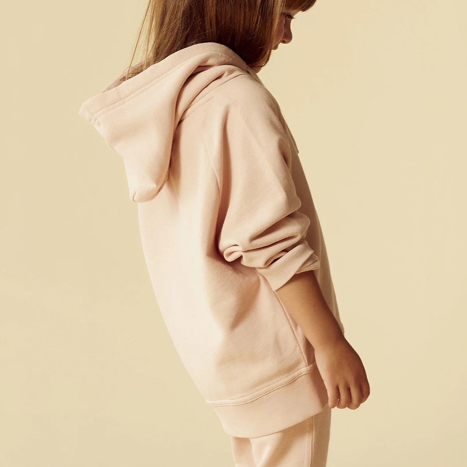 Wilson and Frenchy Organic Terry Hooded Sweat - Rose - Image 3