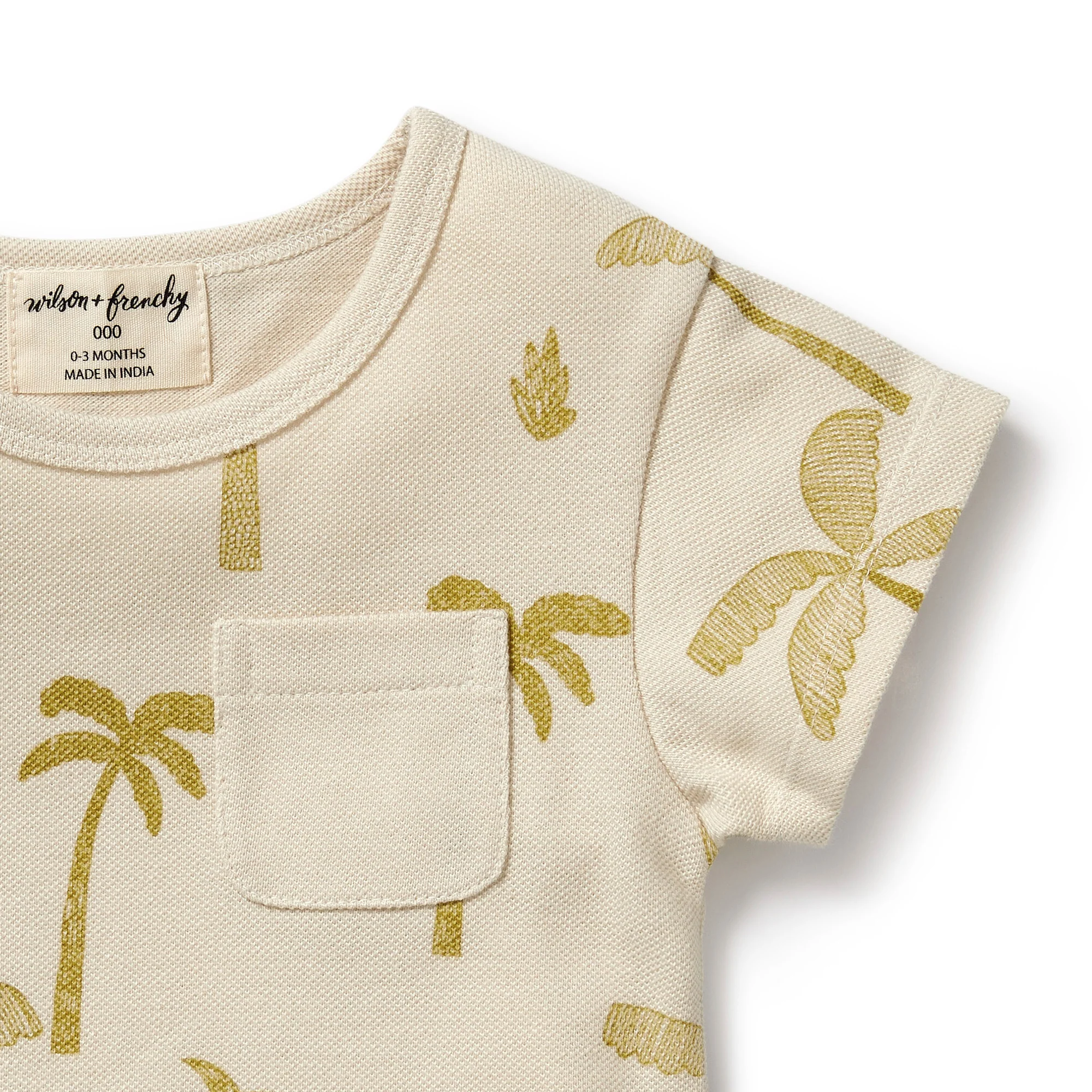Wilson and Frenchy Palm Days Organic Tee - Natural - Image 3