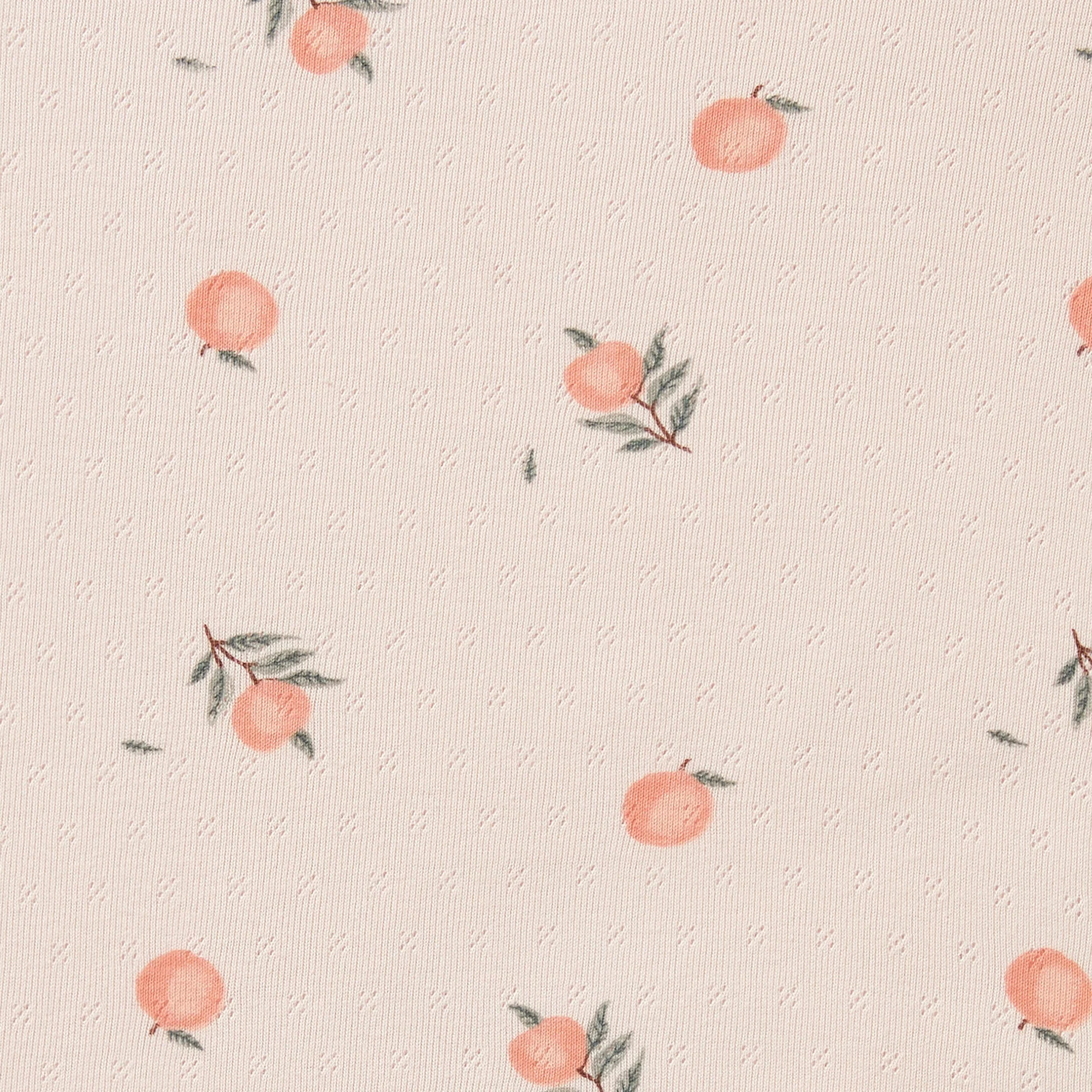 Peaches Organic Pointelle Bassinet Sheet - Image 4
