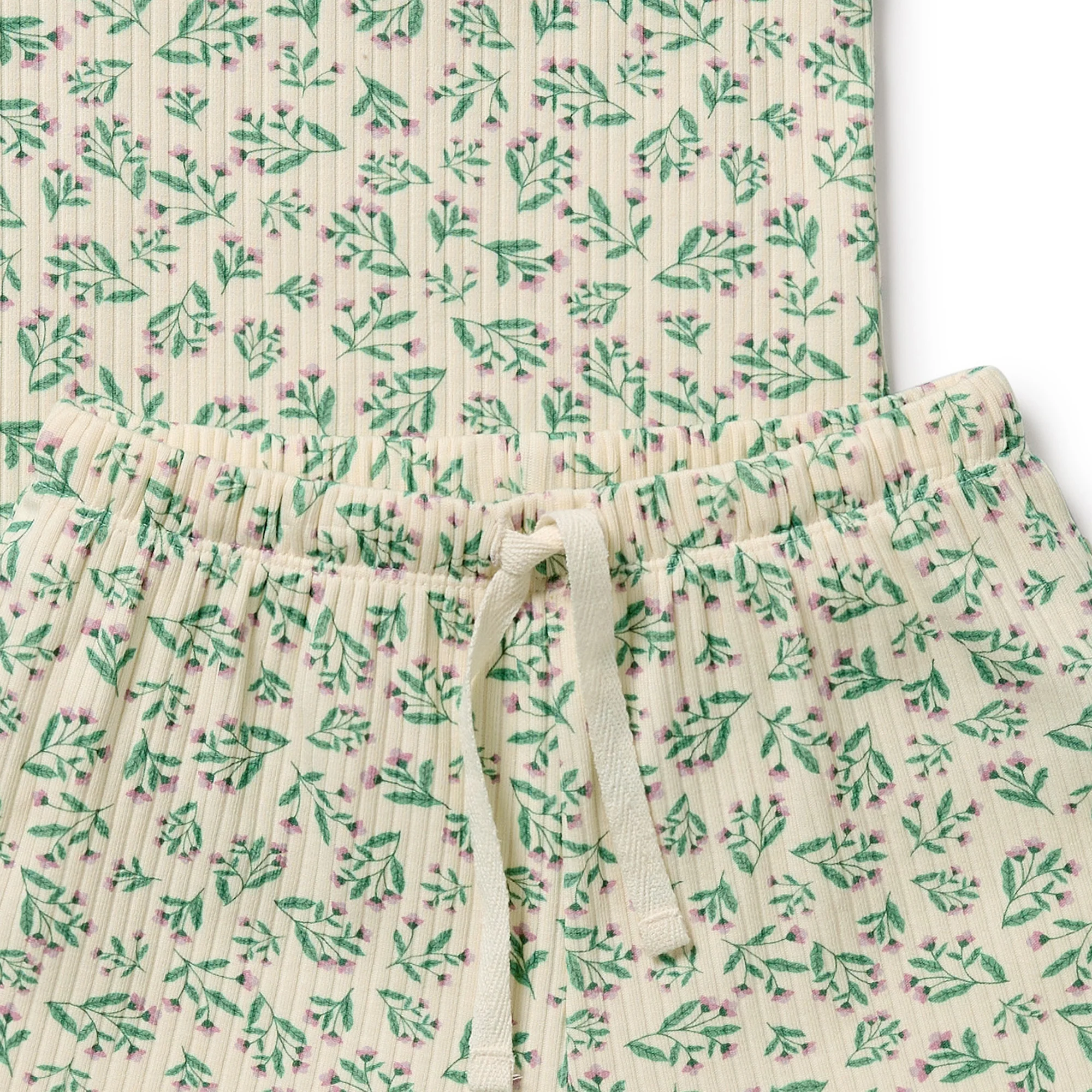 Organic Short Sleeved Pyjamas - Periwinkle - Image 4