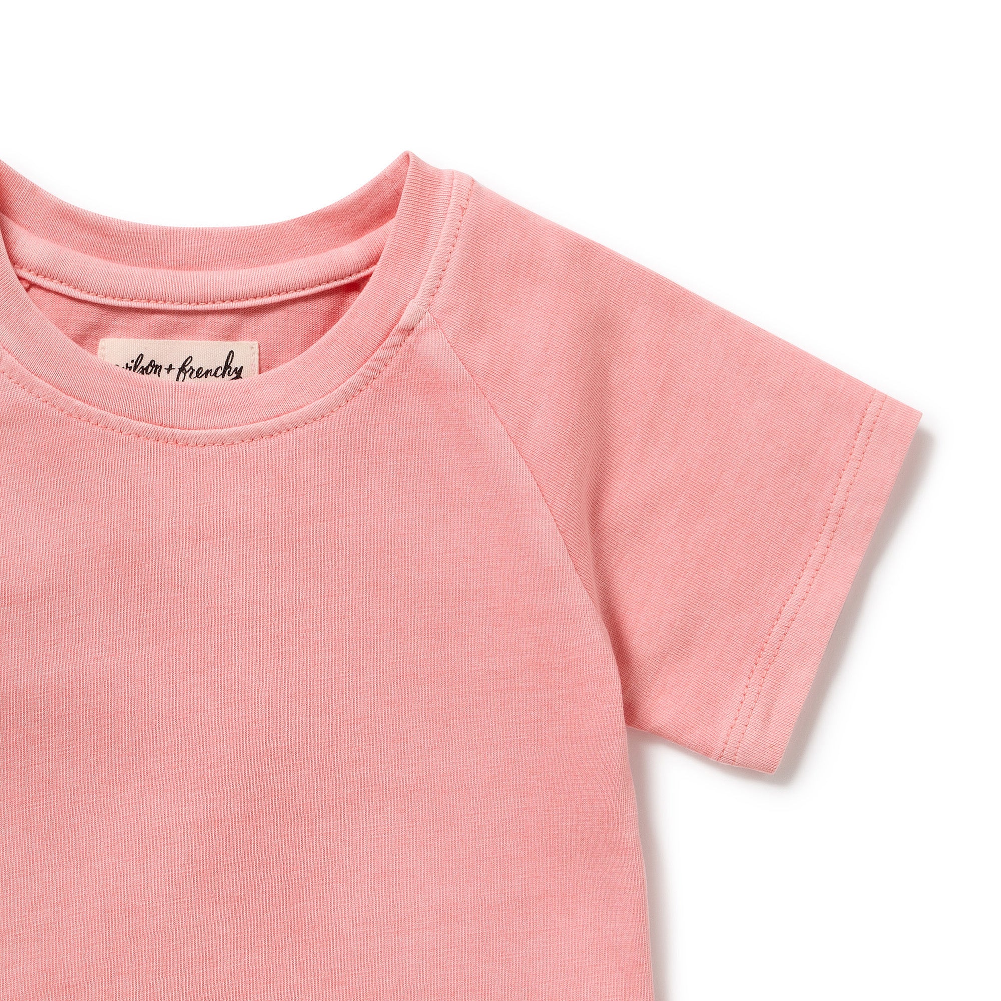 Organic Dyed Tee - Rose - Image 2