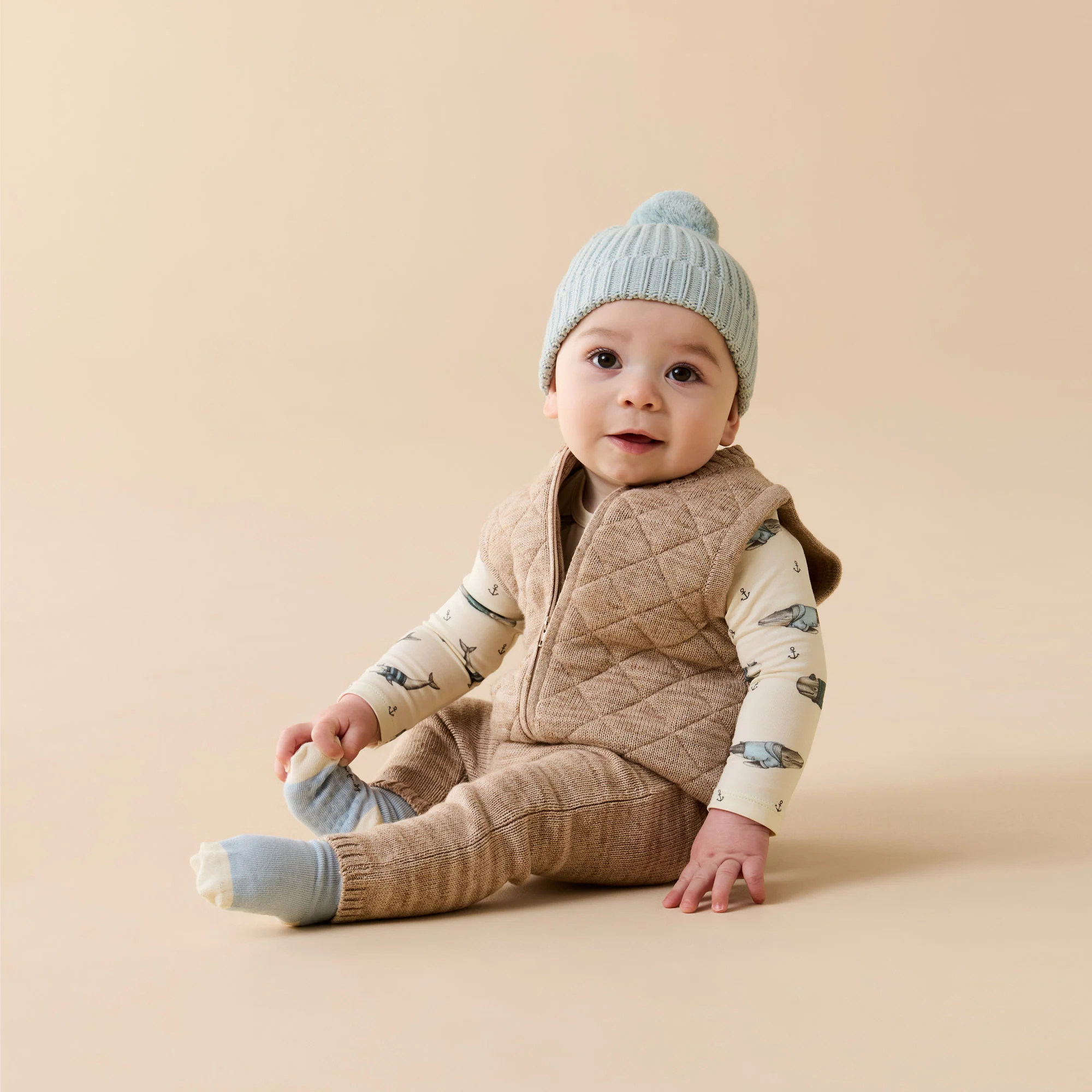 Sandstone Organic Knitted Legging - Image 2