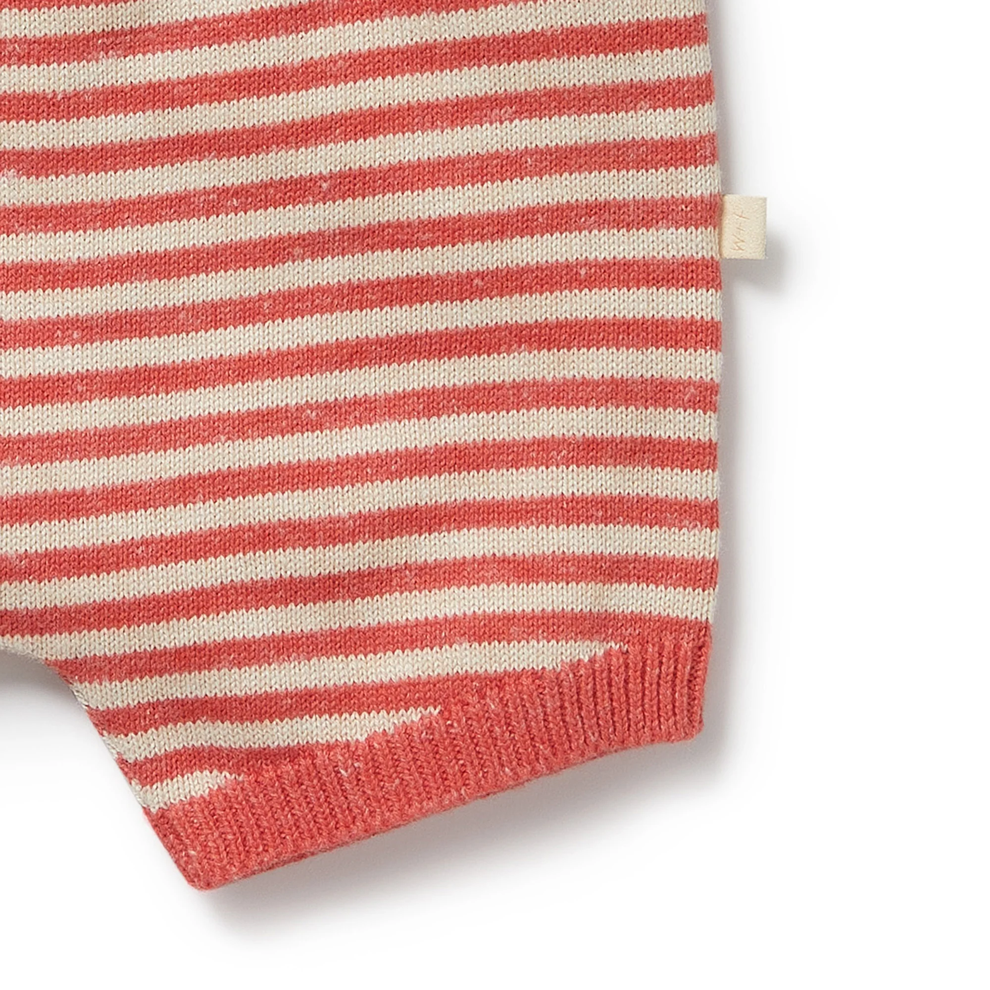 Organic Knitted Stripe Set - Strawberry Swirl - Image 4