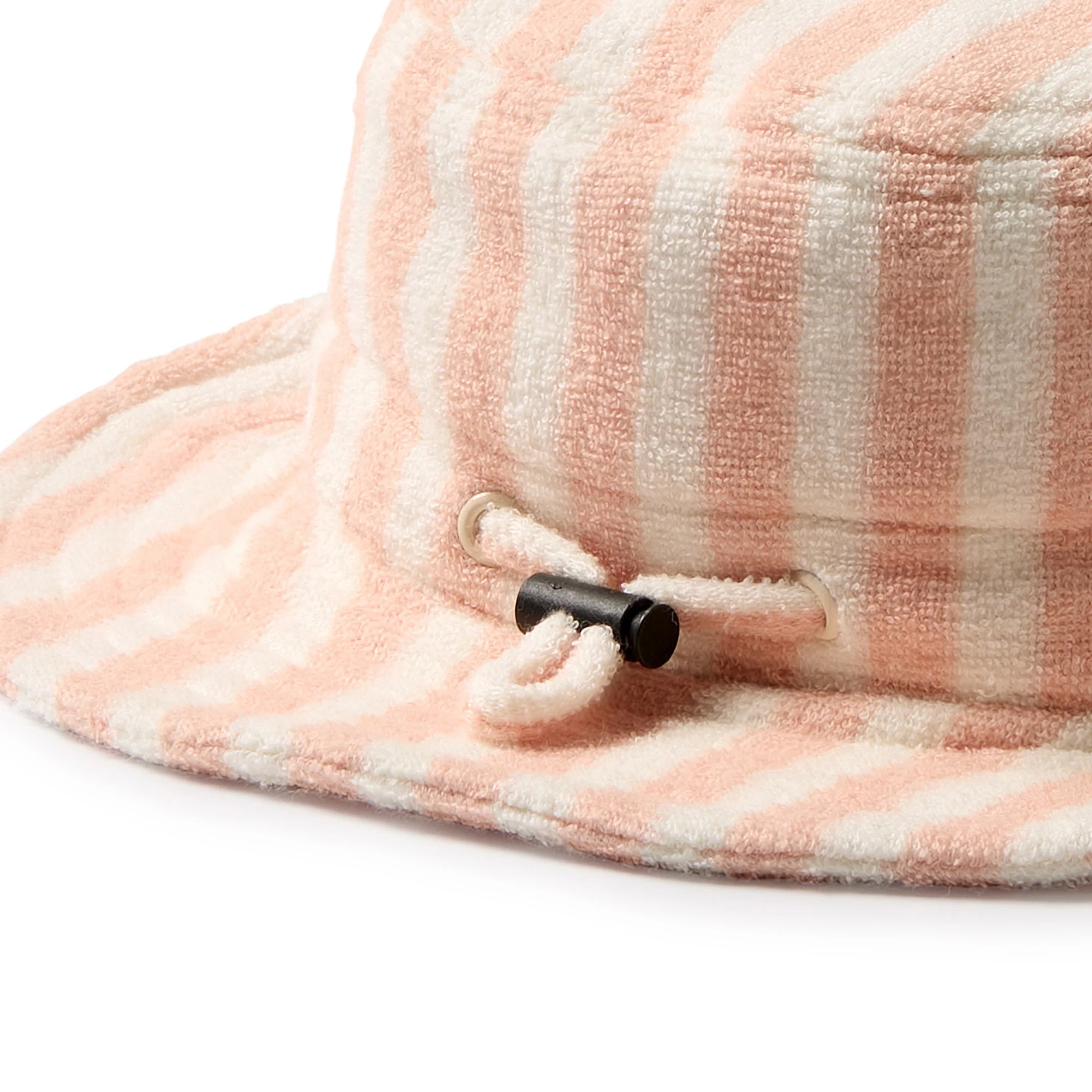 Organic Terry Sun Hat - Strawberry Wave - Image 4