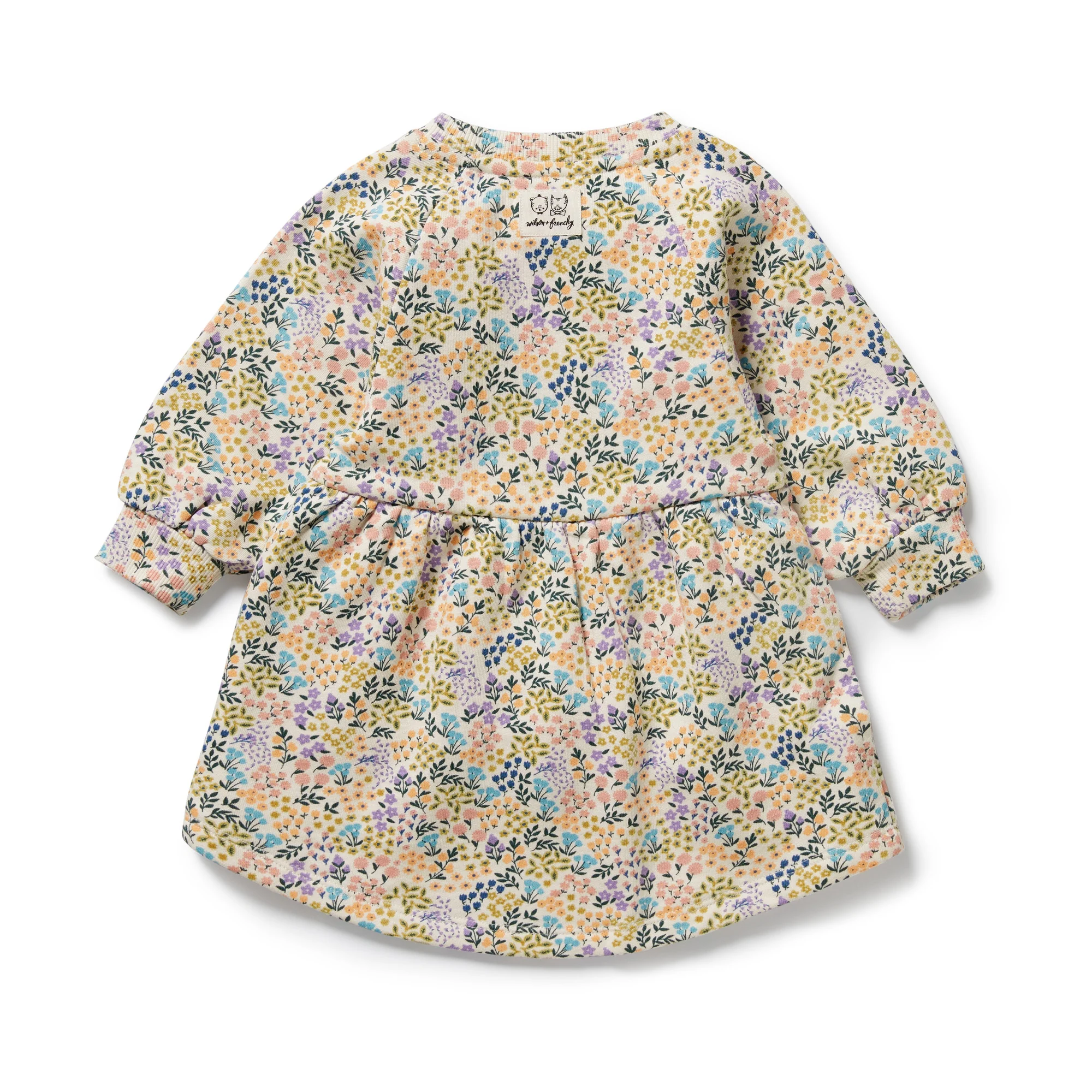 Wilson & Frenchy - Tiny Bloom Organic Terry Sweat Dress - Image 3