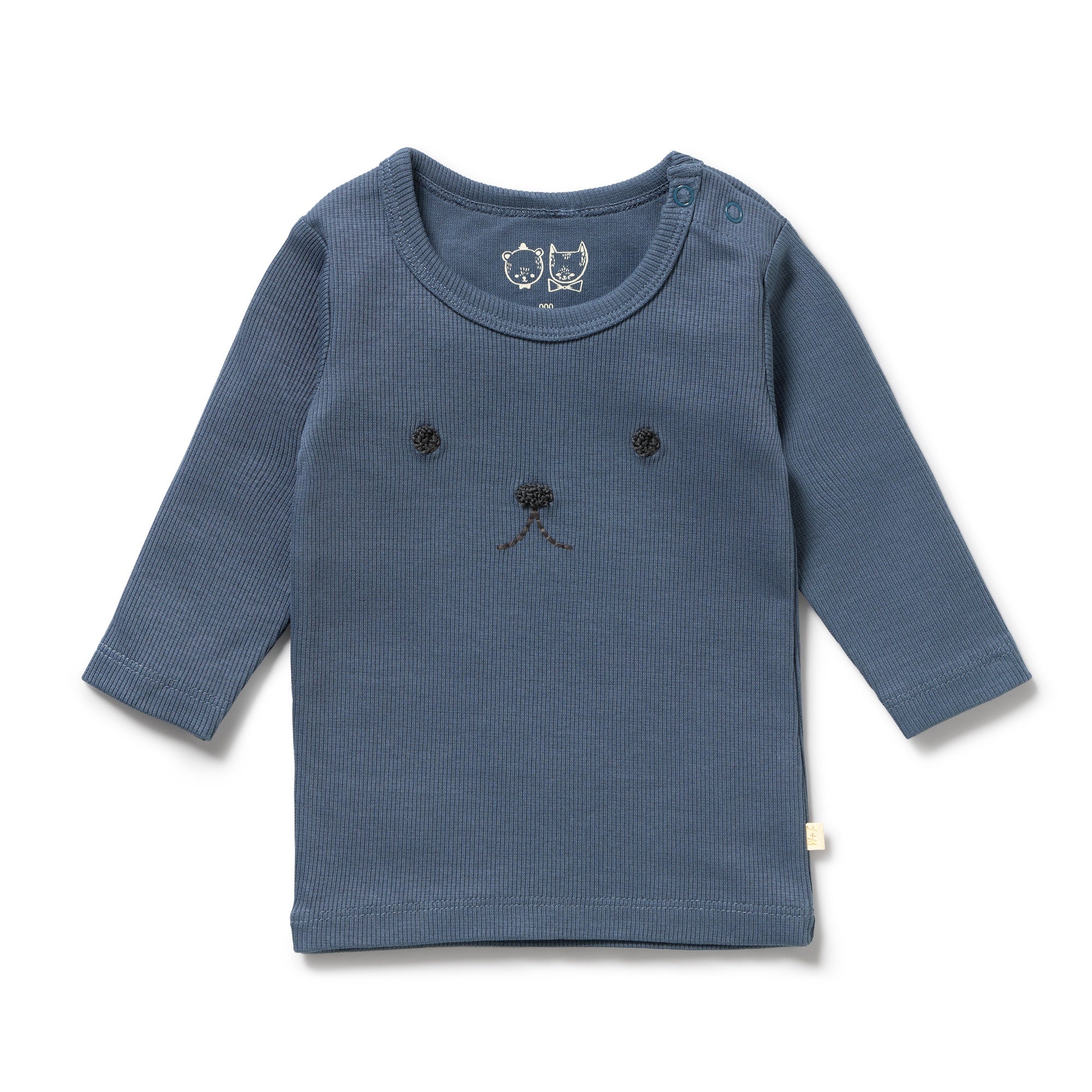 Twilight Blue Organic Rib Top