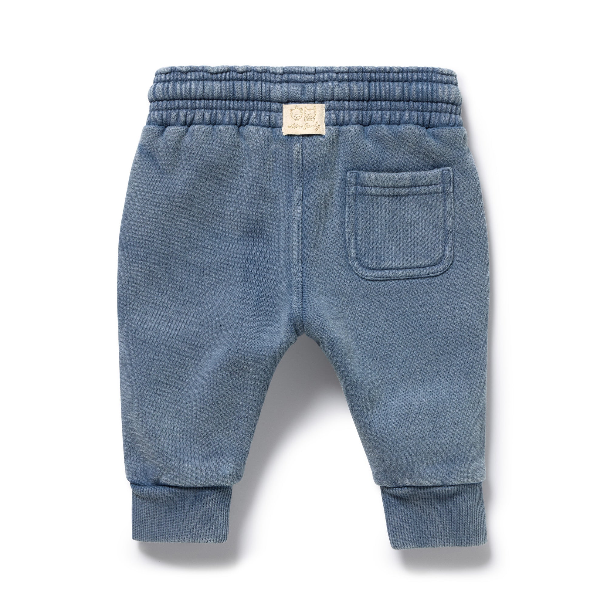Twilight Blue Organic Terry Sweat Pant - Image 5