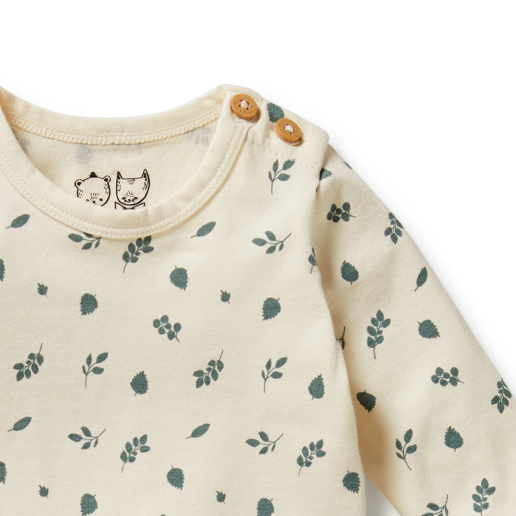 Wilson & Frenchy - Twilight Leaf Organic Bodysuit - Image 2