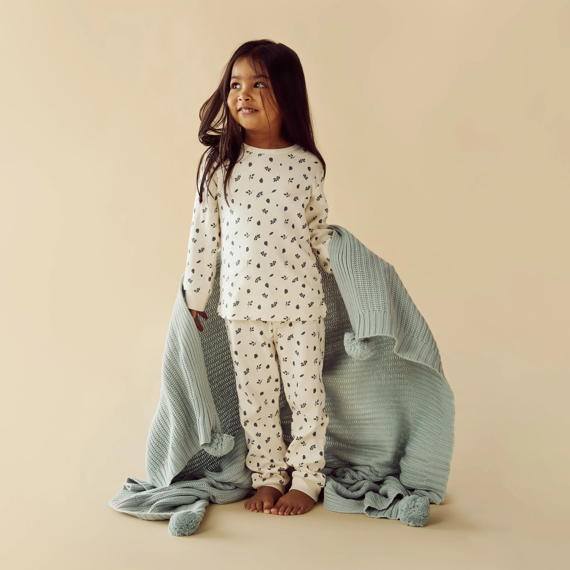 Wilson & Frenchy - Twilight Leaf Organic Long Sleeved Pyjamas - Image 2