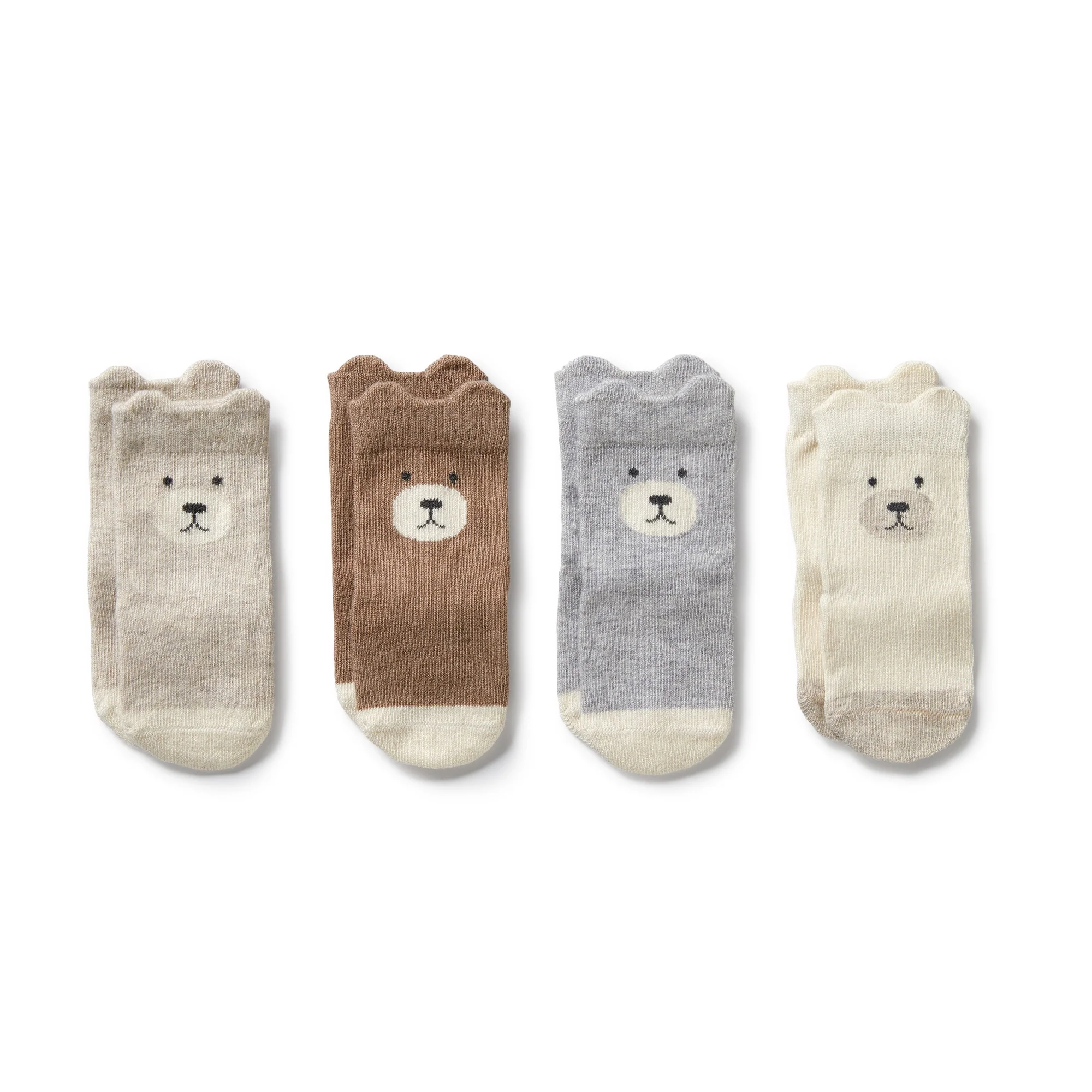 Organic 4 Pack Baby Socks - Unisex