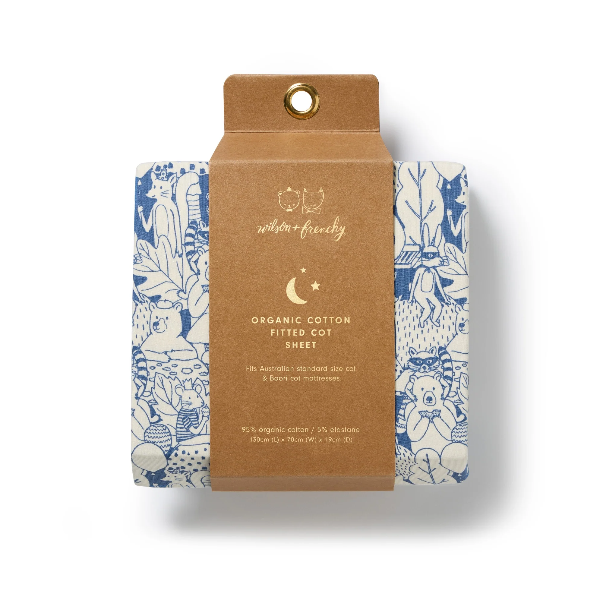 Woodland Adventures Organic Cot Sheet