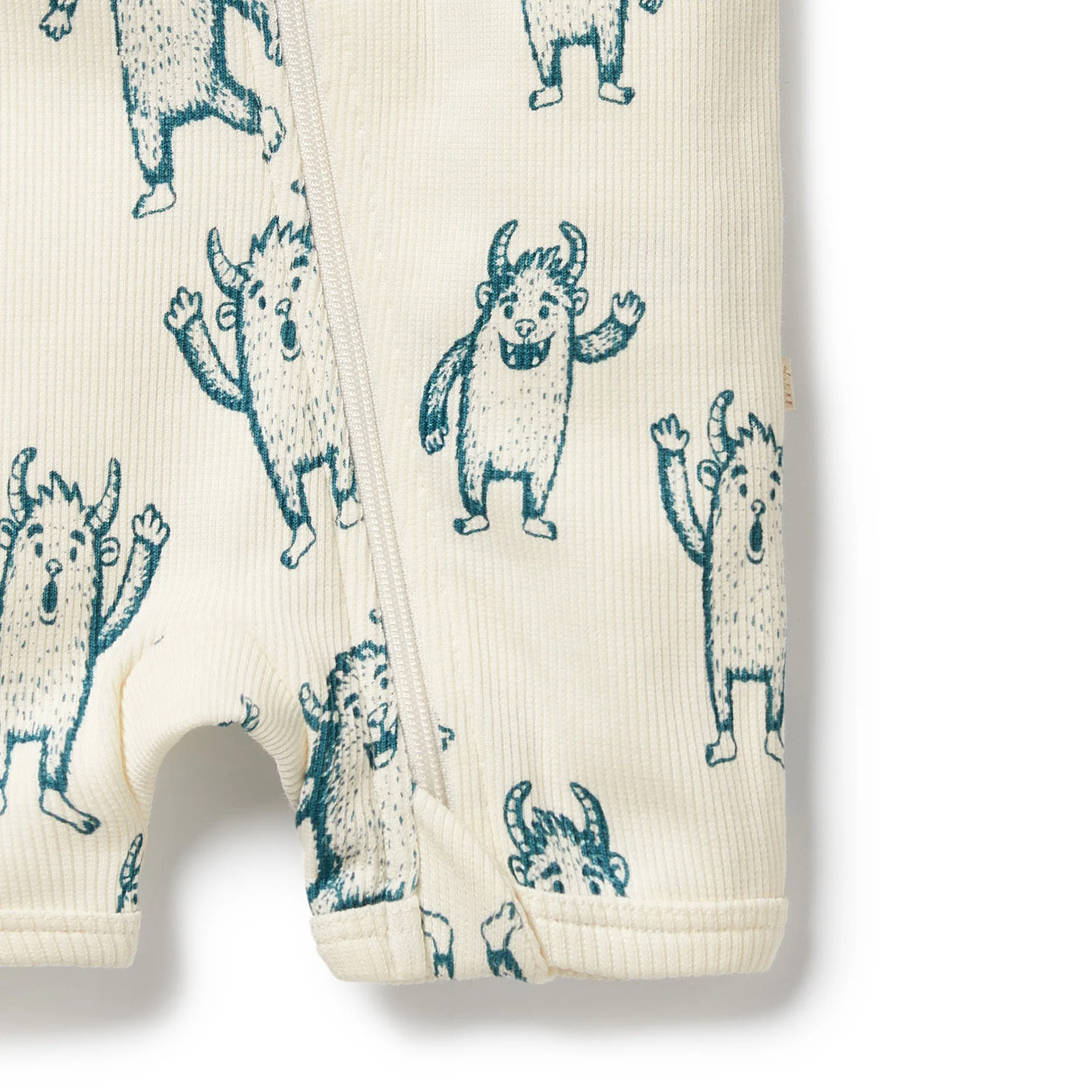 Organic Boyleg Zipsuit - Yeti - Image 4