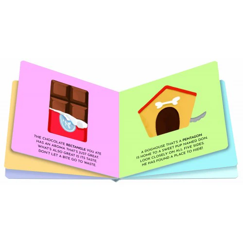 Wooden Sorting Box and Book - Shapes - Image 4
