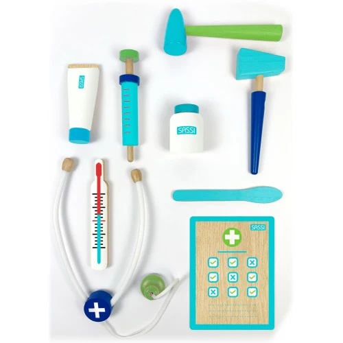 Wooden Doctor Set & Book - Image 2