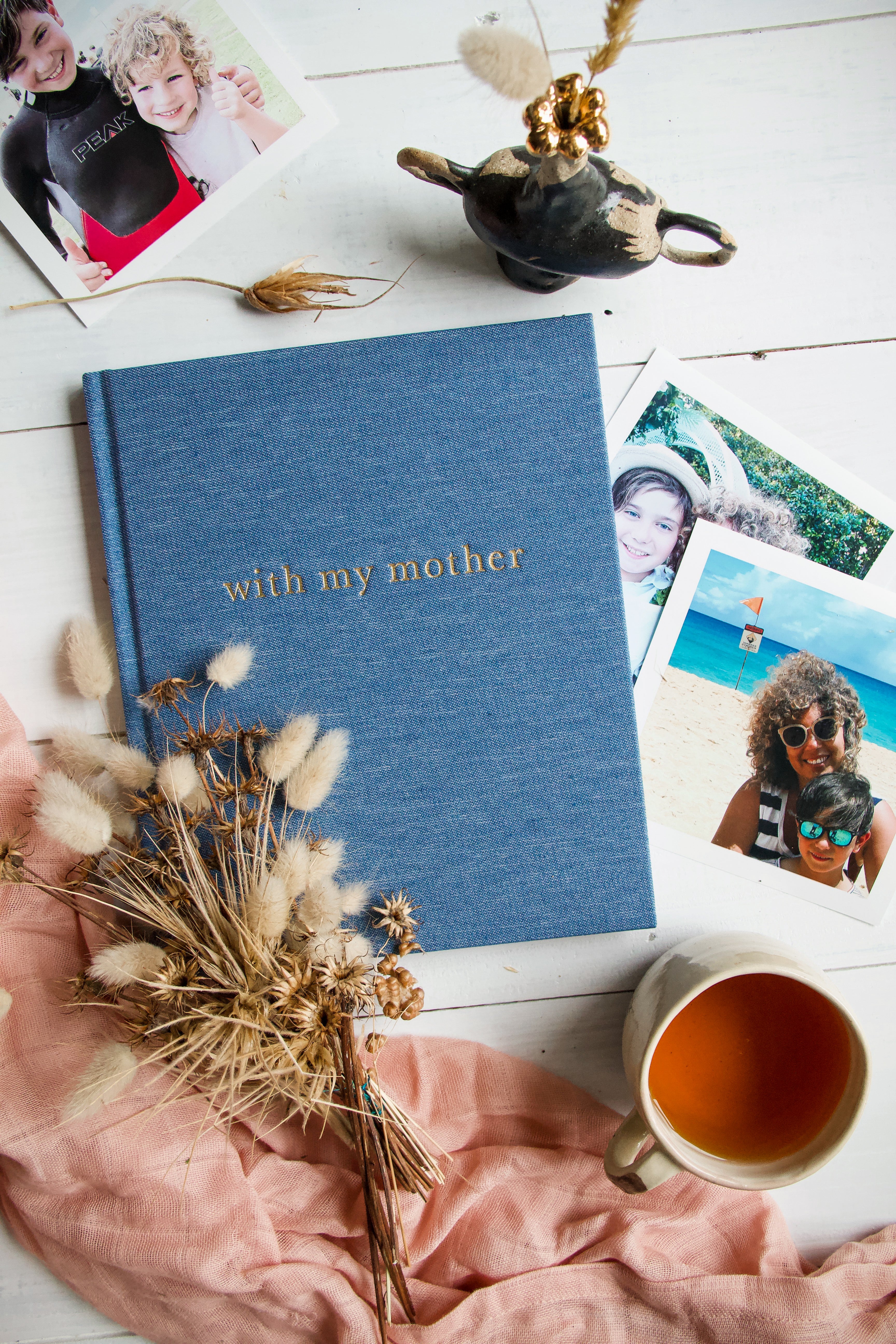 Write To Me - With My Mother - Denim Blue - Image 2