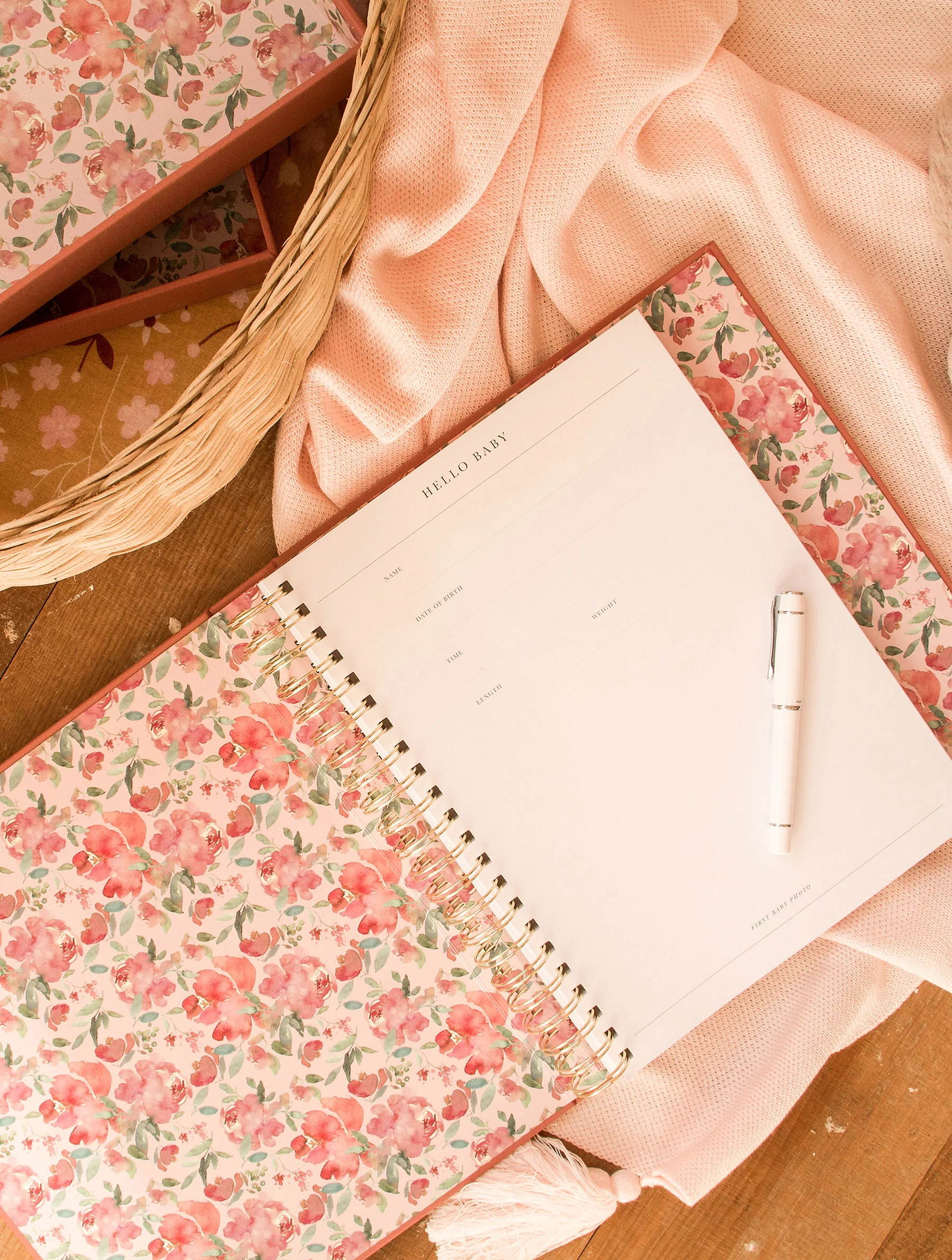 Write To Me - Baby Journal First Five Years - Blush (Boxed) - Image 13