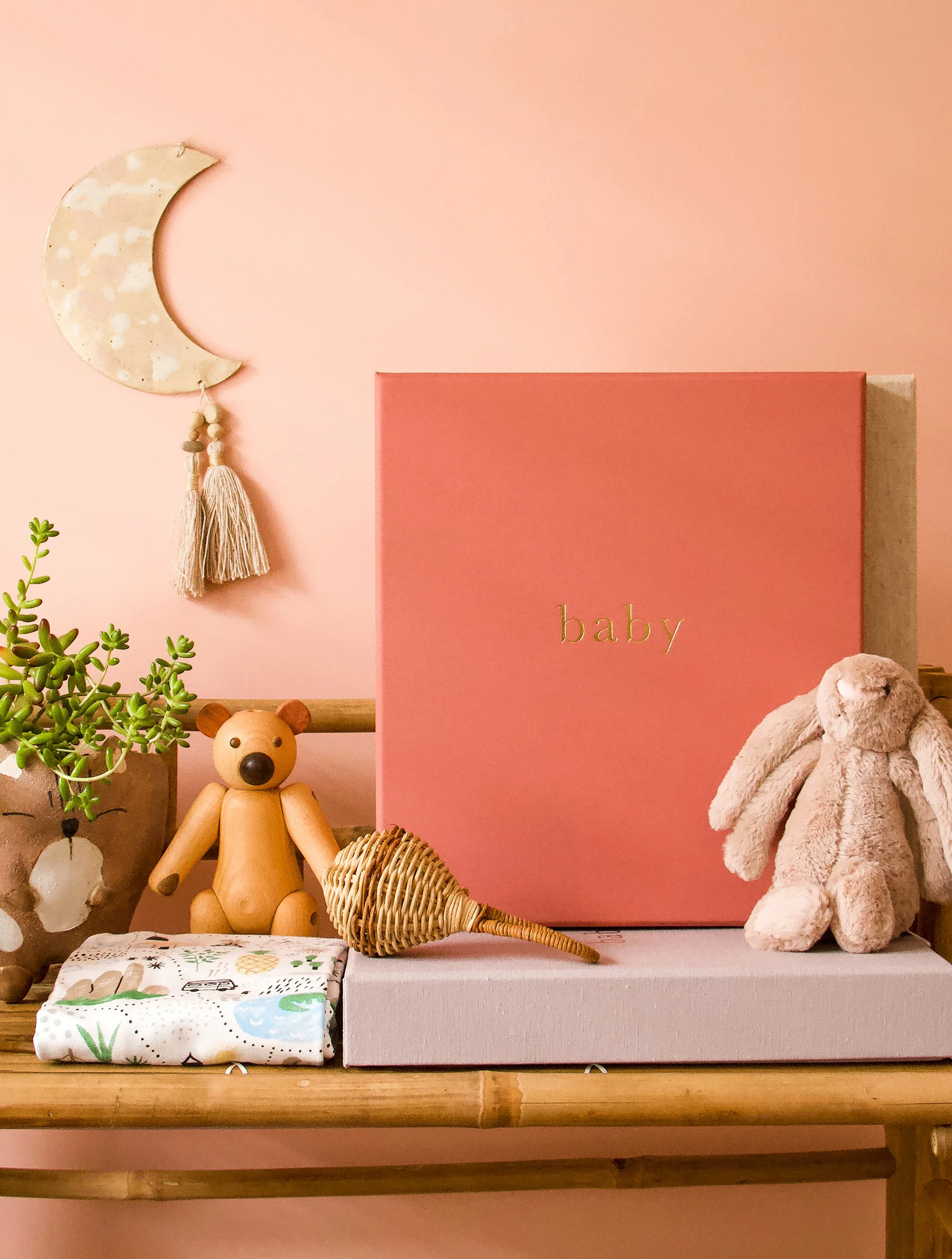 Write To Me - Baby Journal First Five Years - Blush (Boxed) - Image 15