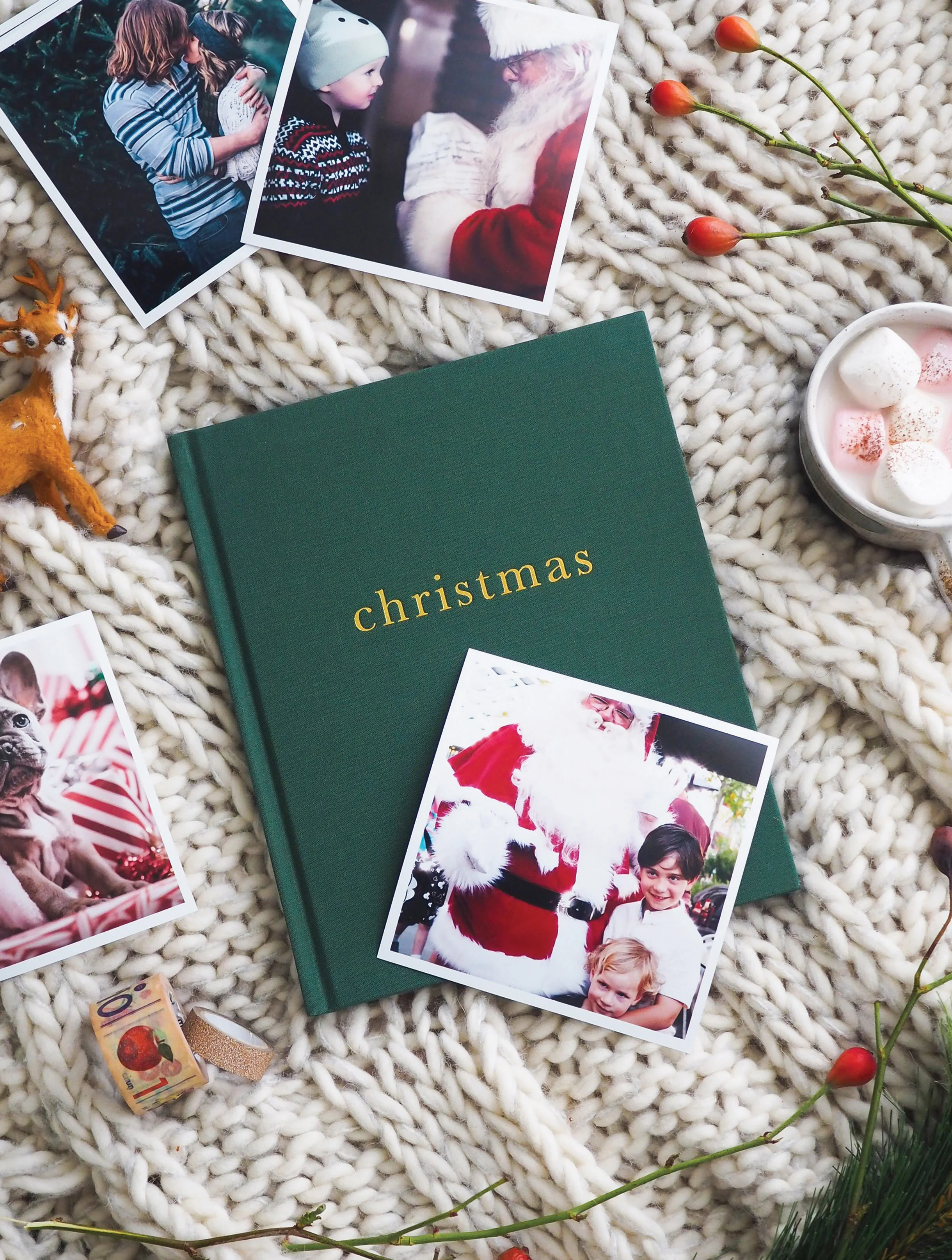 Write To Me - Family Christmas Book - Forest Green - Image 2