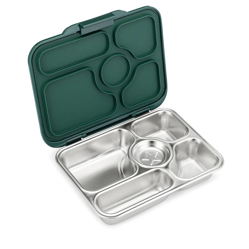 Yumbox Presto | Kale Green - Stainless - Image 4