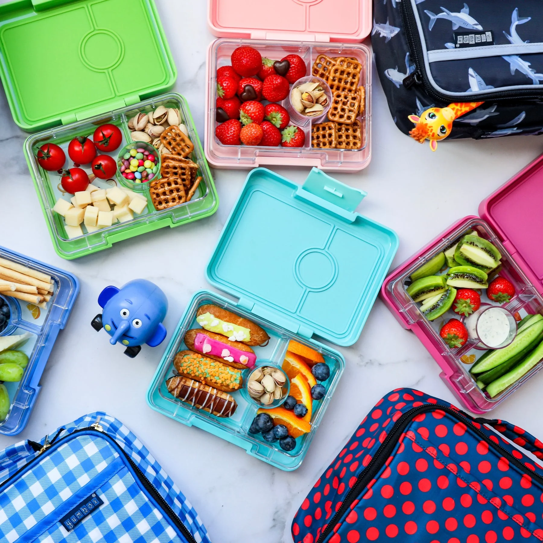 Yumbox Snack Box | Misty Aqua - Image 3