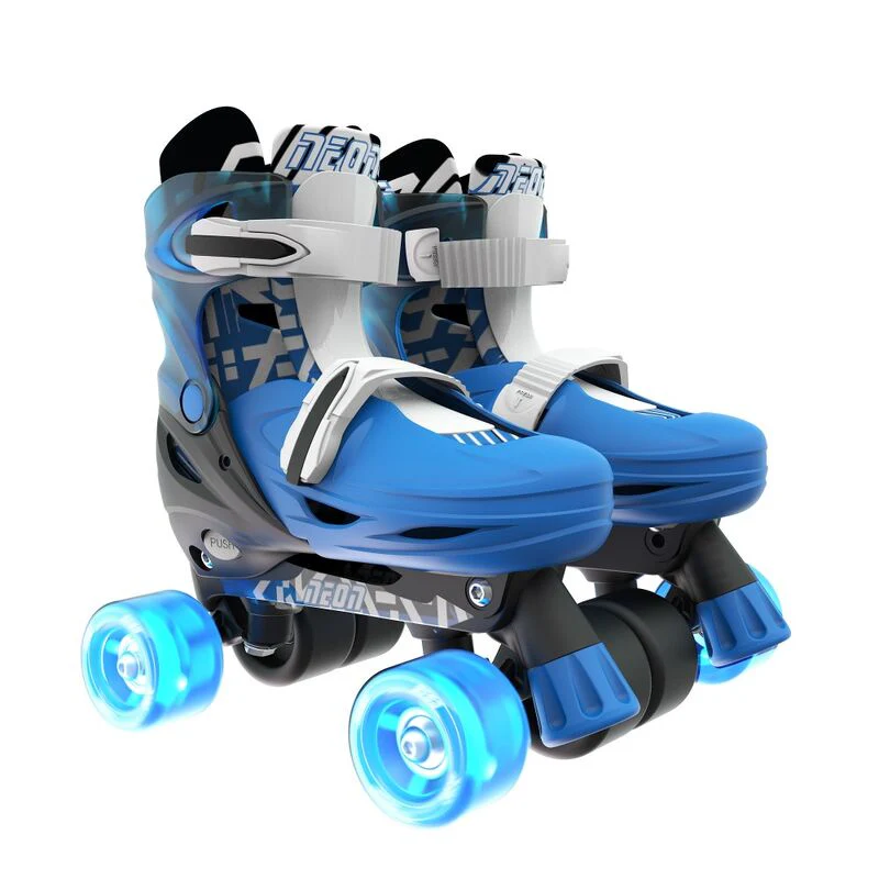 Neon Combo Skates - Goteki Blue - Image 8