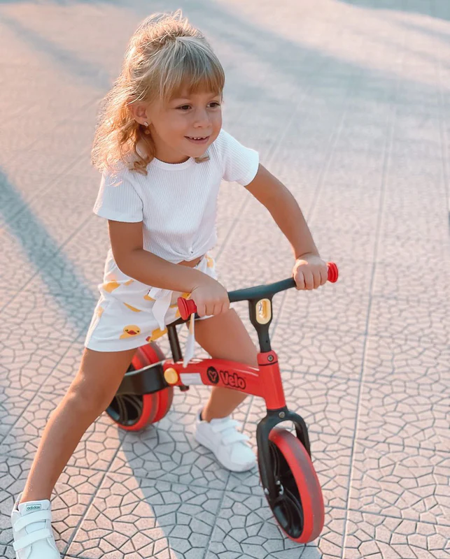 Velo Junior Balance Bike - Red - Image 4